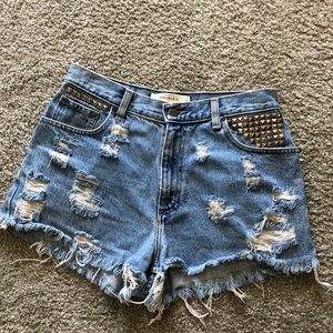 Custom vintage high waist shorts